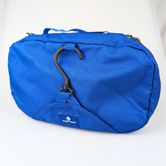 Eagle Creek Pack-It Wallaby Toiletry Bag Cobalt Blue Hanging Organizer Travel - Picture 1 of 9